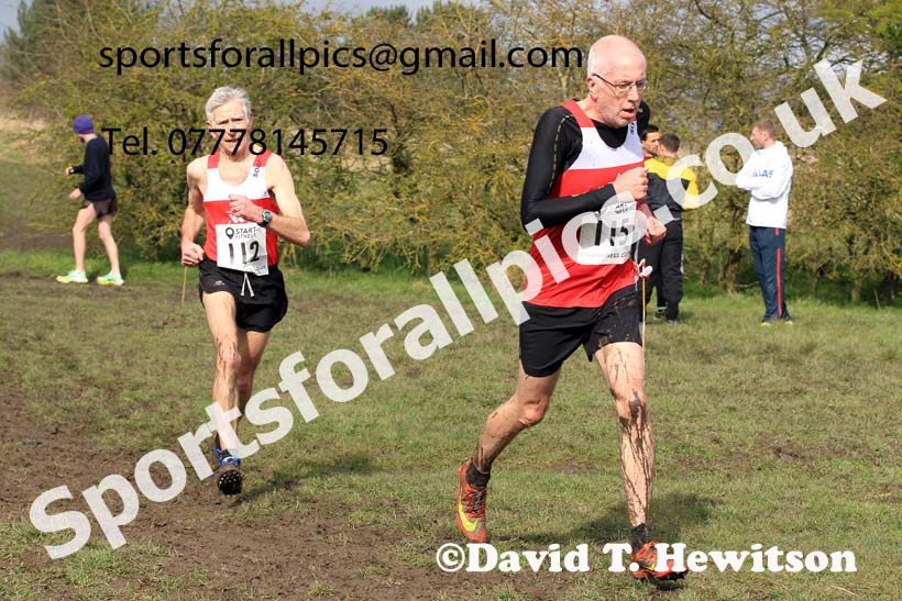 Womens and Mens 65+ in the 2023 BMAF Cross Country Champs., Wallsend. Photo: David T. Hewitson/Sports for All Pics
